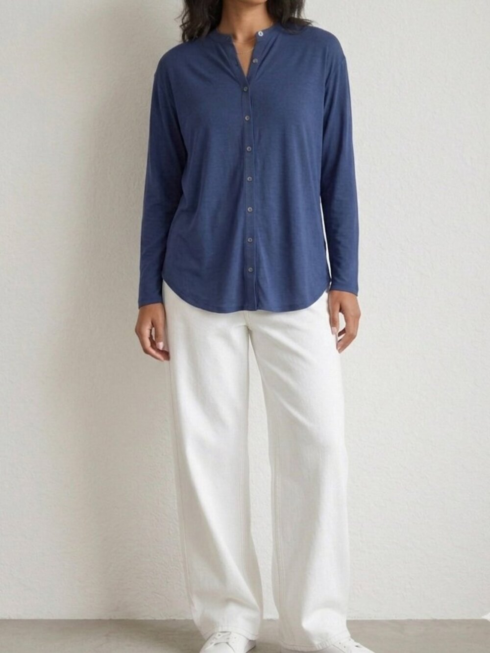 J. Jill Wearever Collection Button Up Shirt Size XS Easy Care Capsule Wardrobe